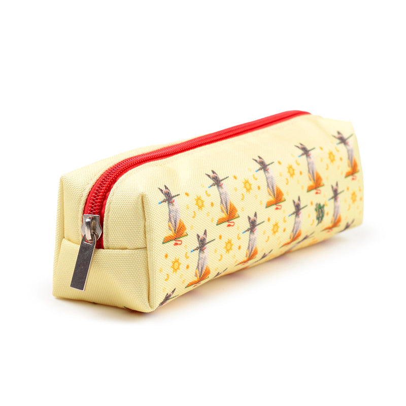 Lisa Parker Hocus Pocus Cat Canvas Pencil Case - Lifestyle Display