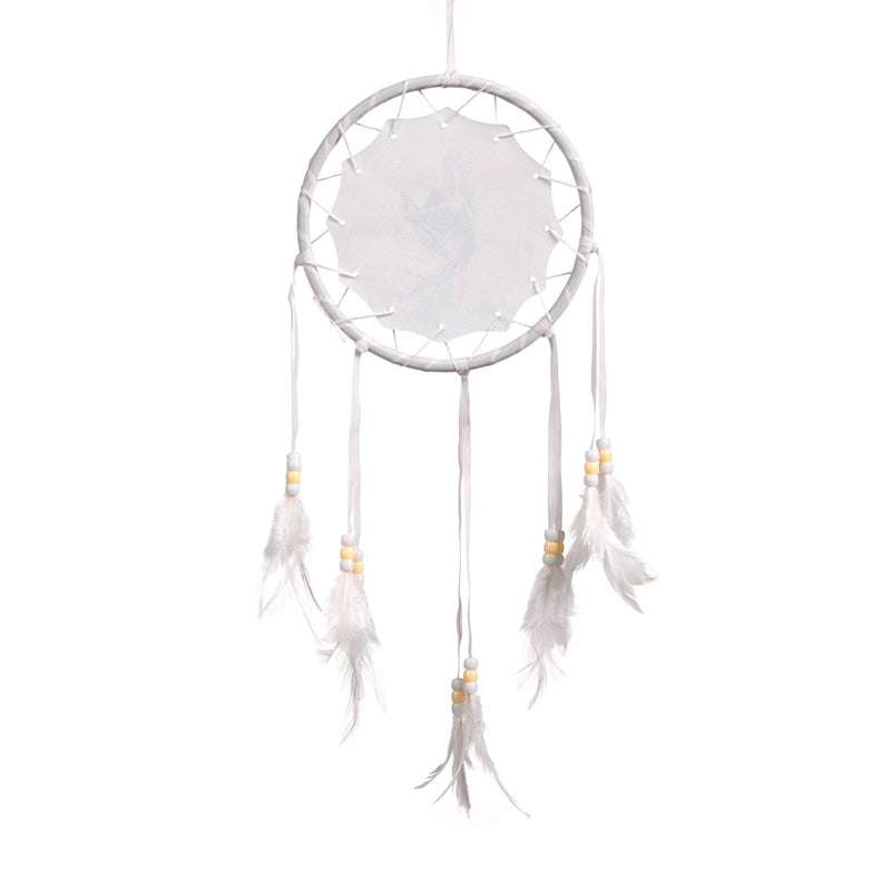 Whimsical small dreamcatcher for children's nursery