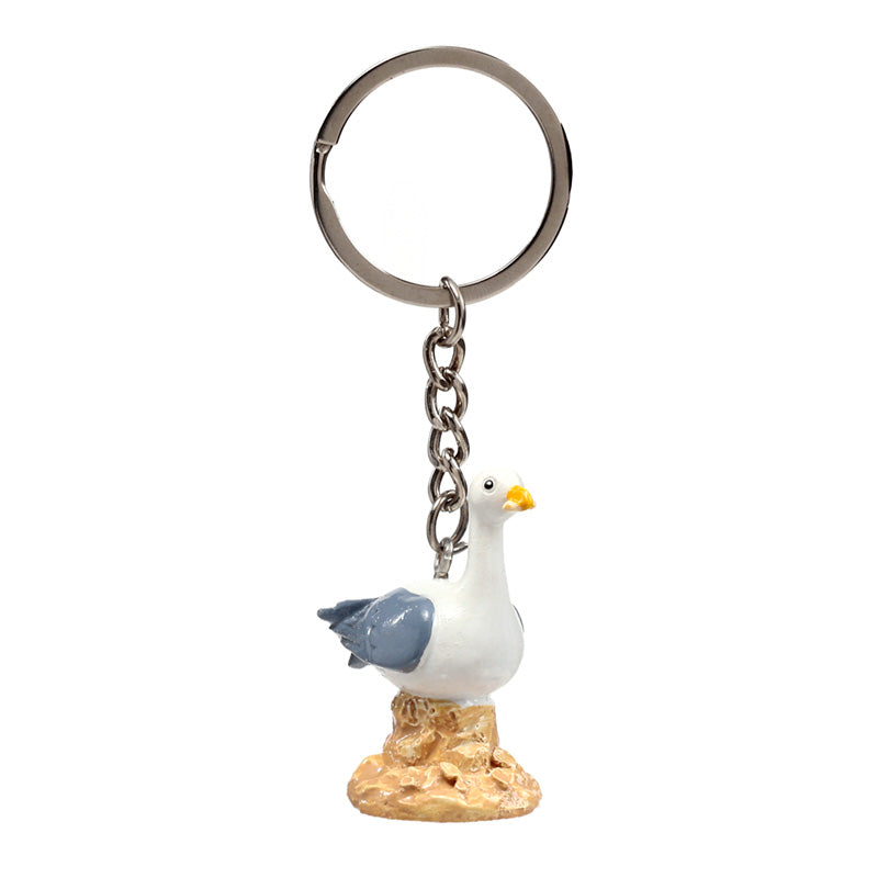 Decorative Seagull Keyring Accessory