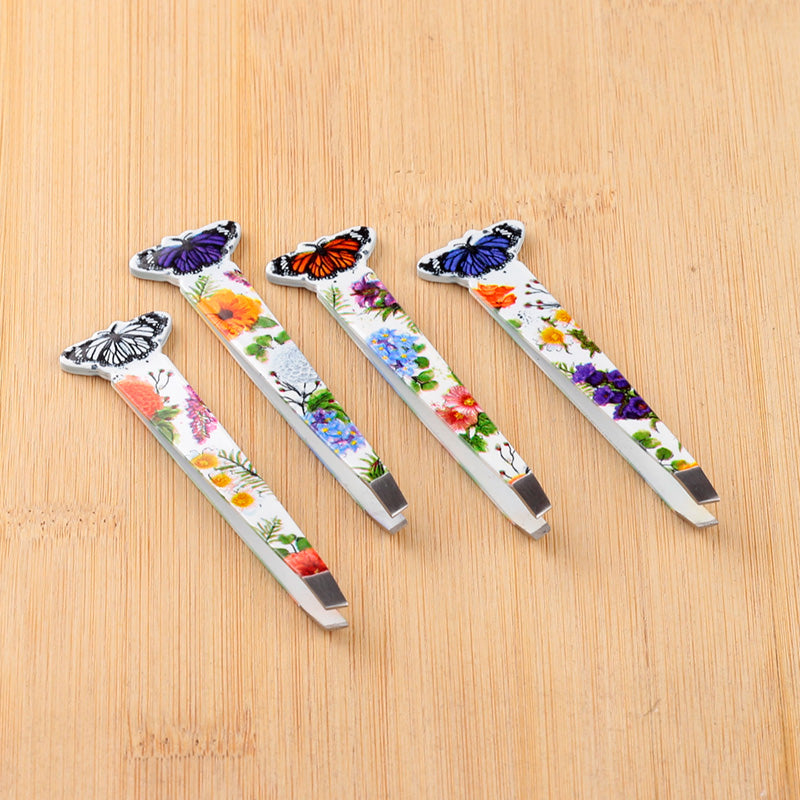 Whimsical Shaped Tweezers - Butterfly Meadows for Craft Projects