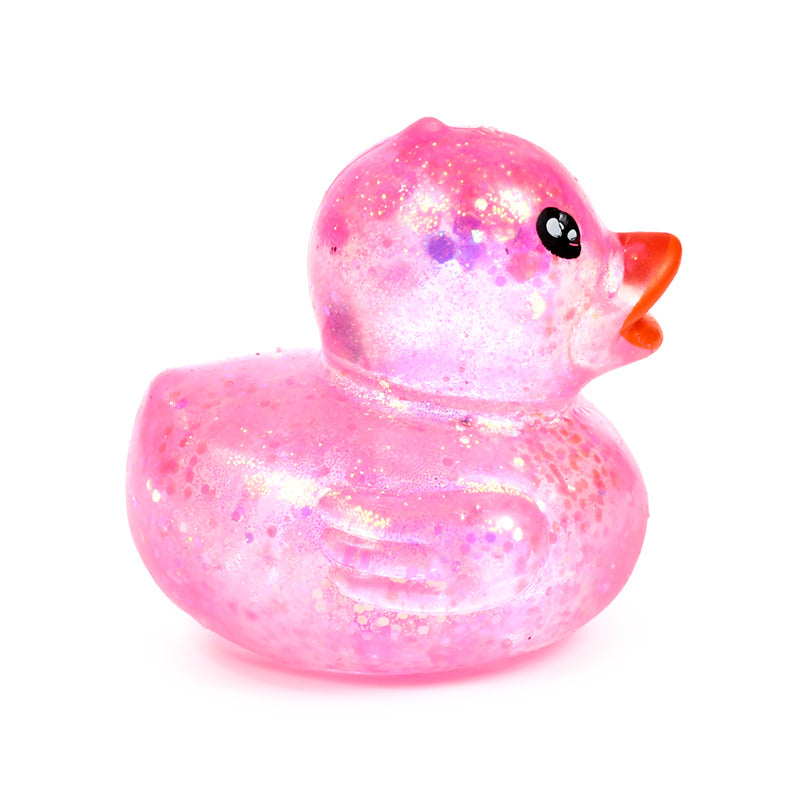 Maltose Glitter Stress Toy - Duck on a shelf