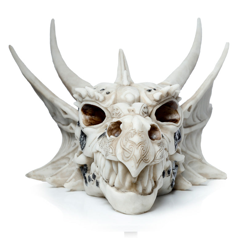 Gothic Decor Dragon Skull Ornament