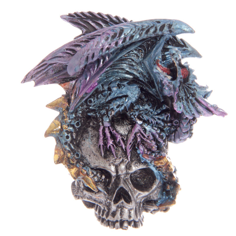 Gothic Dragon Skull Souvenir Magnet - Collectible Display