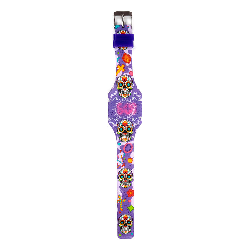Day of the Dead Silicone Digital Watch - Unique Collectible