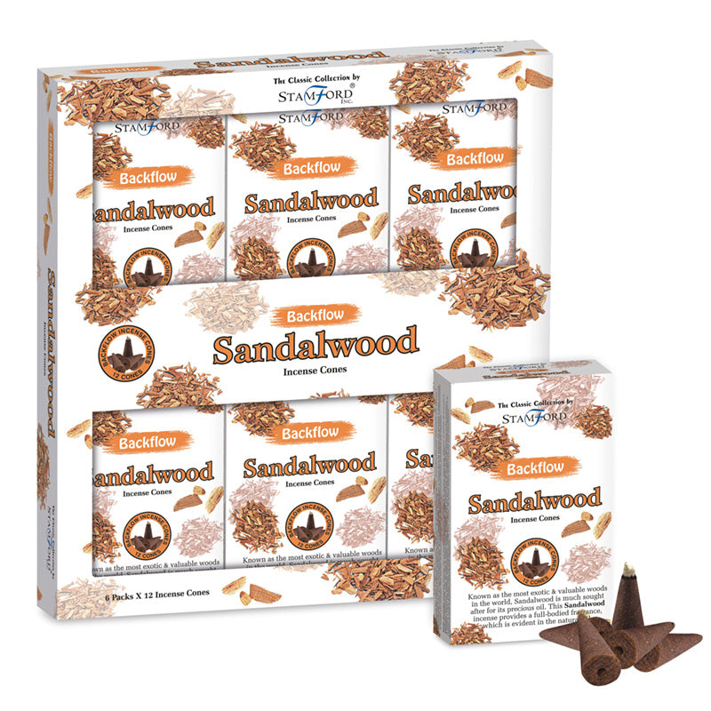 Stamford Sandalwood Incense Cones Packaging