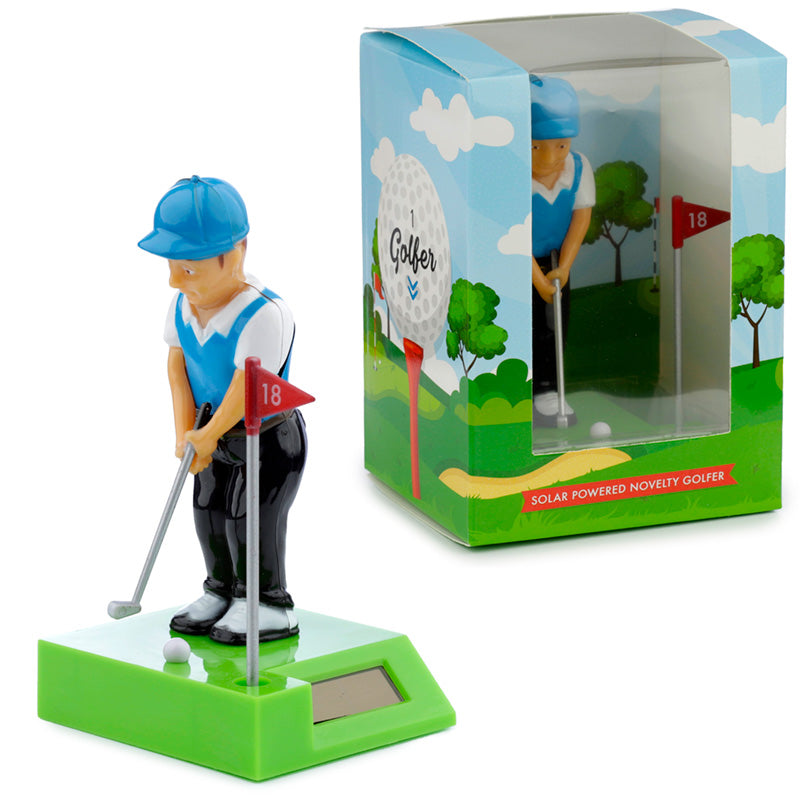 Unique Giftable Solar Pal Golfer Ornament
