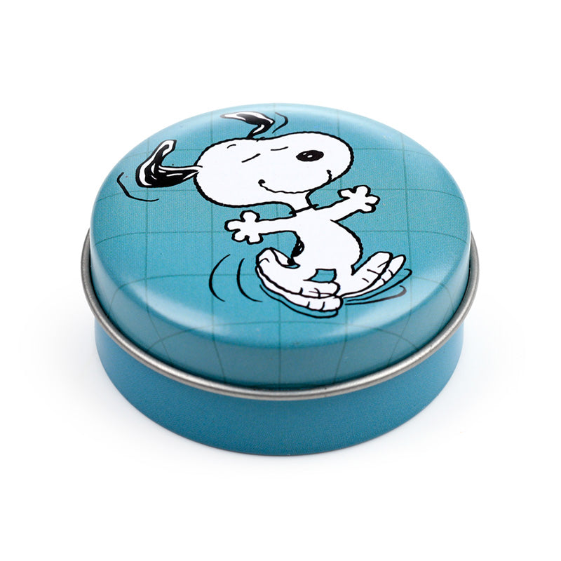 Collectible Peanuts Lip Balm in a stylish tin