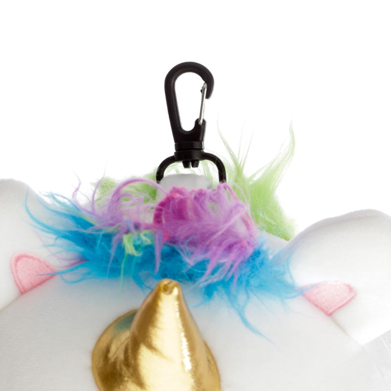 Relaxeazzz Unicorn Travel Pillow & Eye Mask in a cozy setting