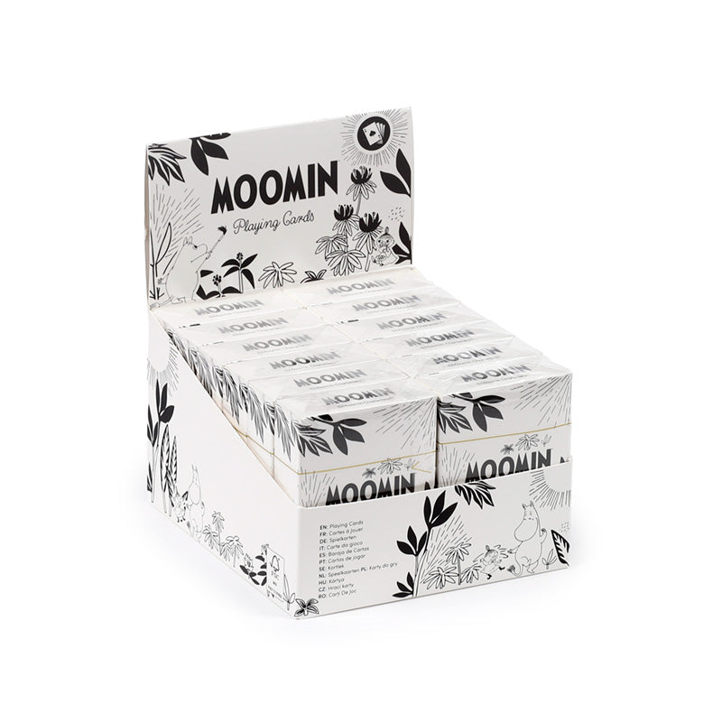 Moomin Tammi Standard Playing Cards laid out for play