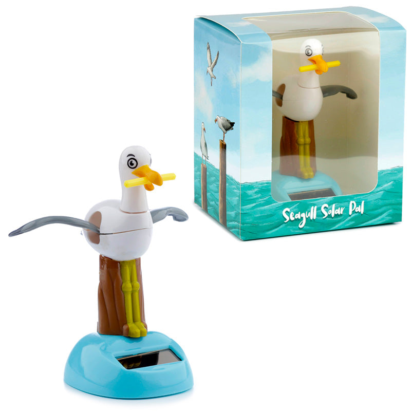 Whimsical Solar Pal - Seagull ornament