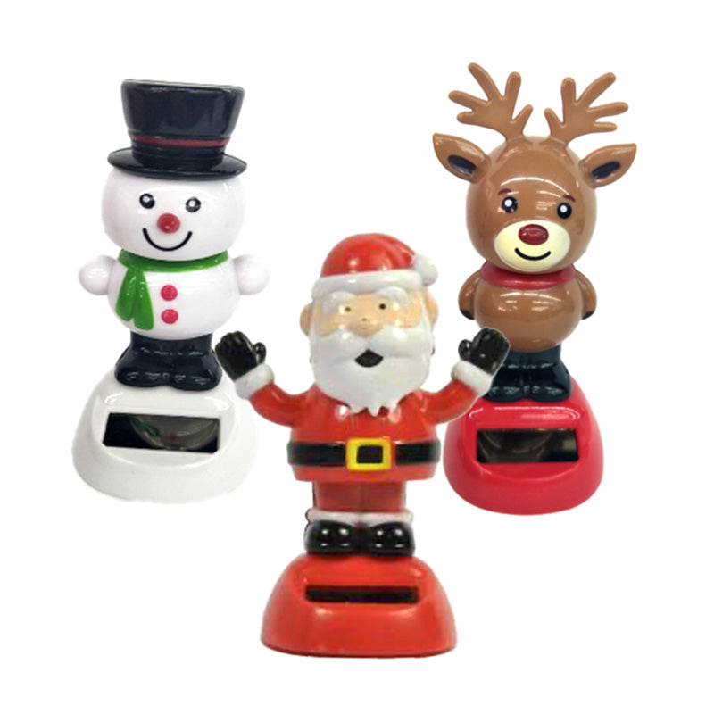 Solar Pal Christmas Jingle Bunch featuring Santa, Snowman, and Reindeer