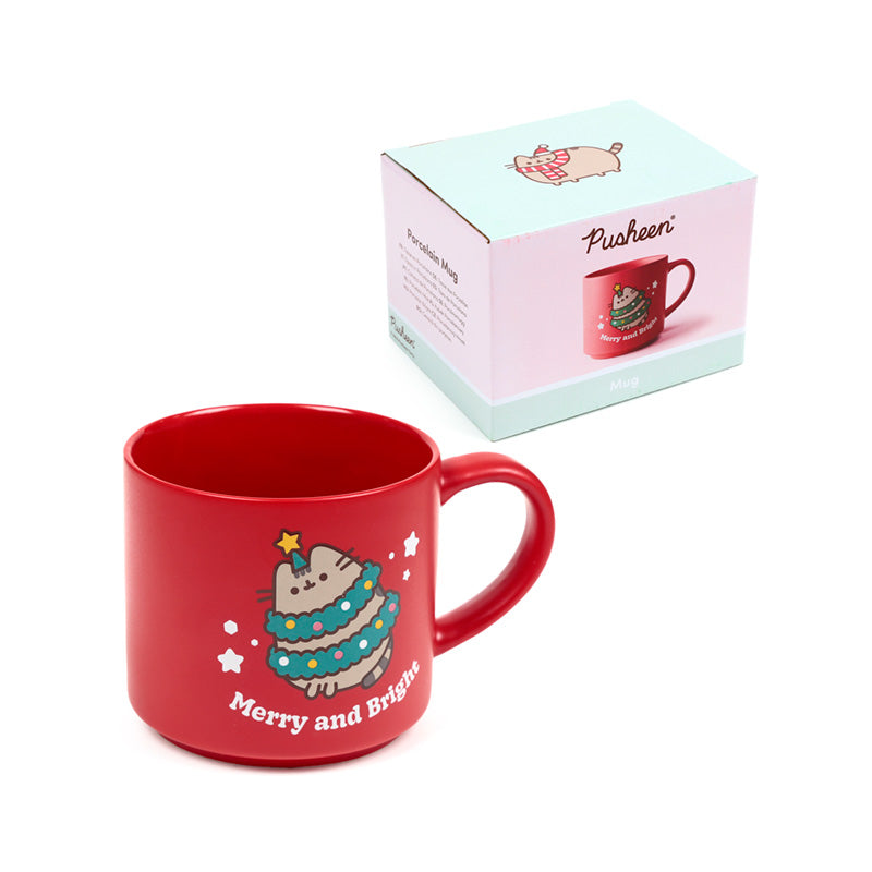 Charming Christmas Pusheen the Cat Mug