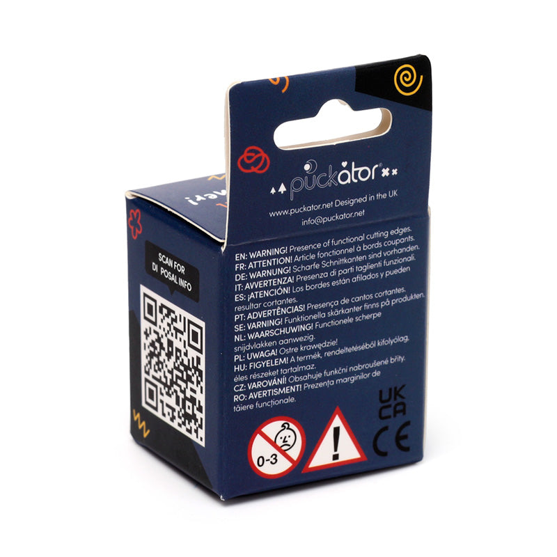 Adoramals Space Sharpener on a desk with art supplies