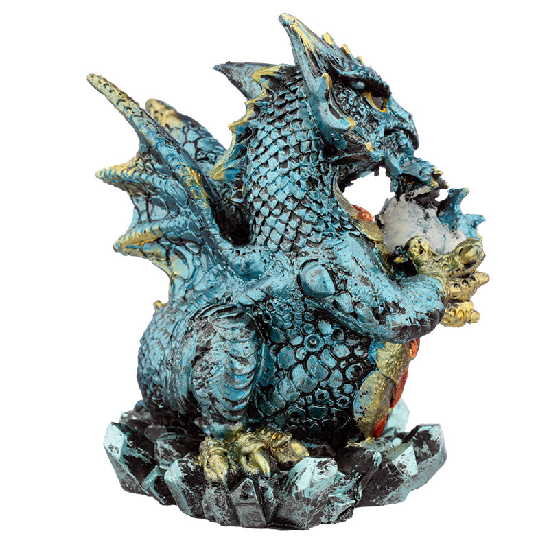 Home decor accent with Mother and Baby Dragon Figurine