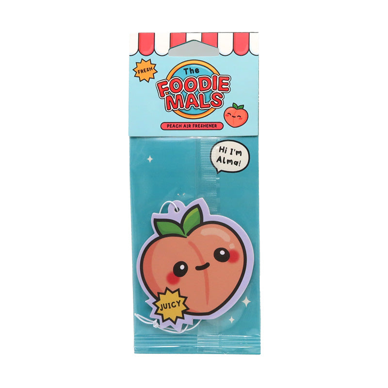 Peach Foodiemals Air Freshener decorative ornament
