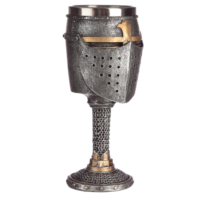 Elegant medieval-themed decorative goblet