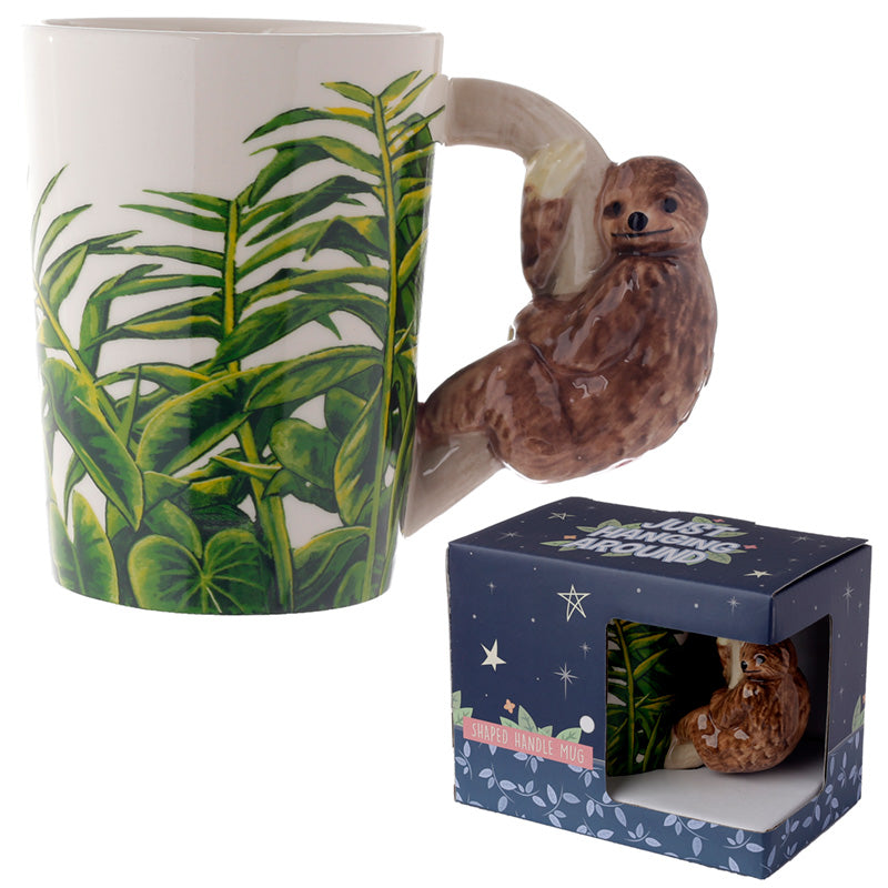 Jungle Explorer Sloth Mug as a decorative piece