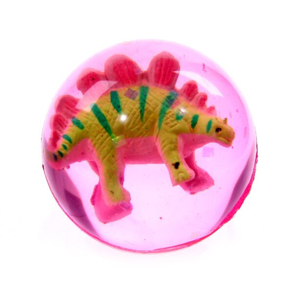 Fun Dinosaur 3D Rubber Bouncy Ball as a gift