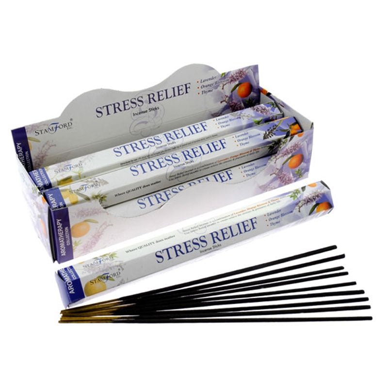 Stamford Hex Incense Sticks - Stress Relief with natural ingredients