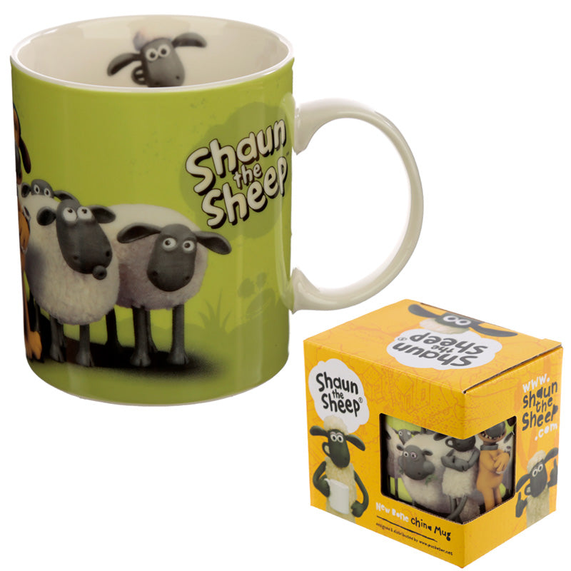 Shaun the Sheep Porcelain Mug - In Use