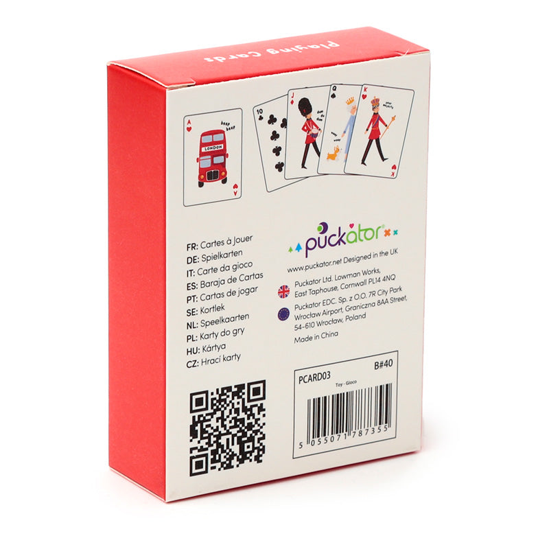 London Souvenir Playing Cards - Eco-Friendly Packaging