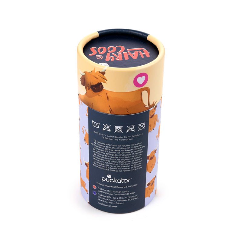 Hairy Coo Highland Coo Socks for cozy evenings