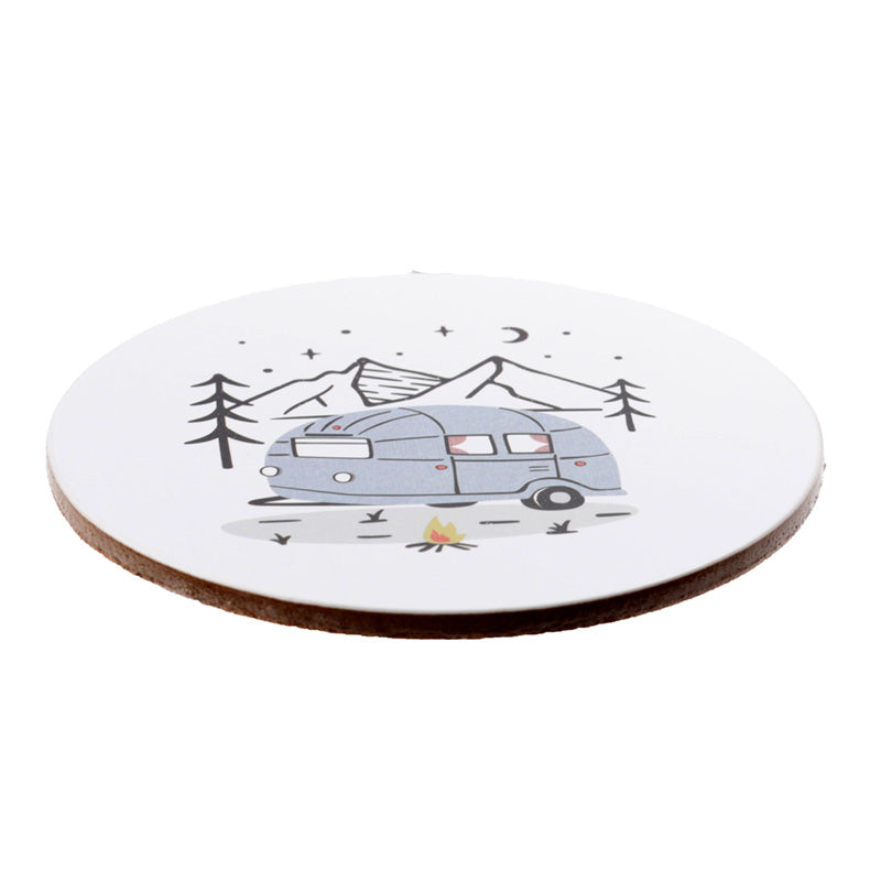 Wildwood Caravan Cork Coasters Set