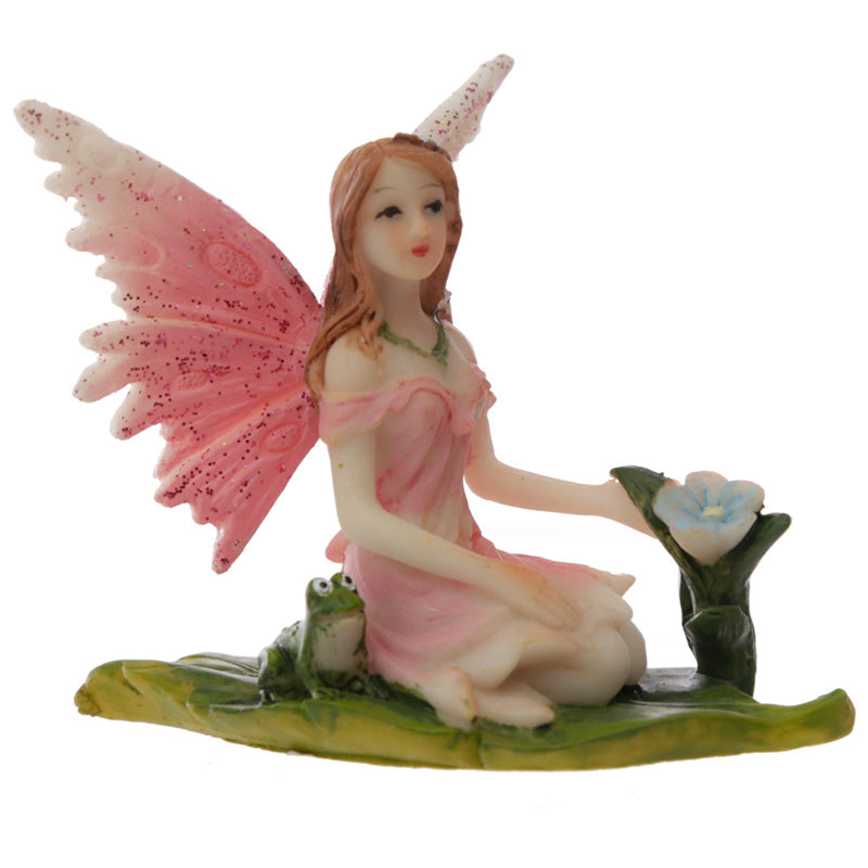 Flora and Fauna Meadow Fairy Figurine - Displayed on Shelf