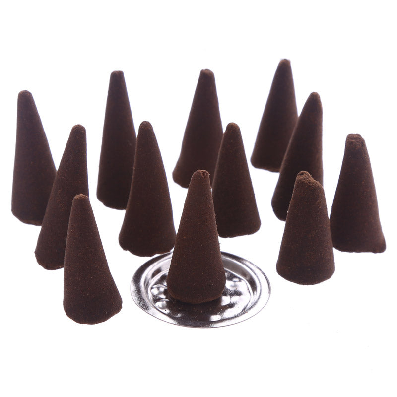 Stamford Black Incense Cones - Vampire's Kiss in decorative setting