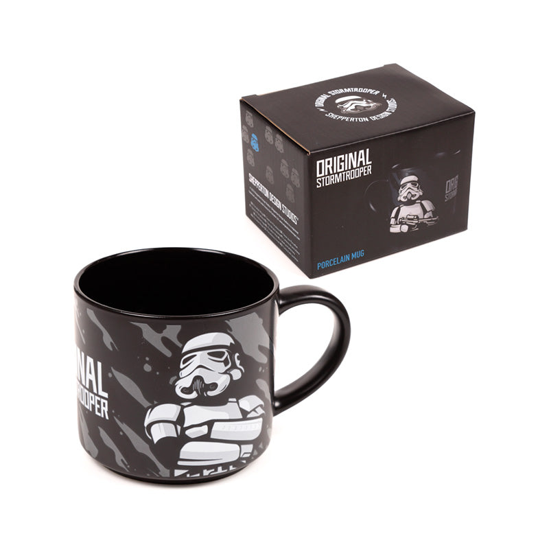 Large Porcelain Mug showcasing Stormtrooper artwork