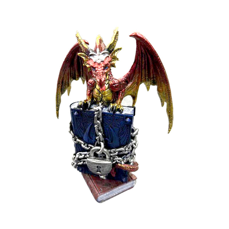 Dark Legends Dragon - Book of Secrets Guardian decorative ornament