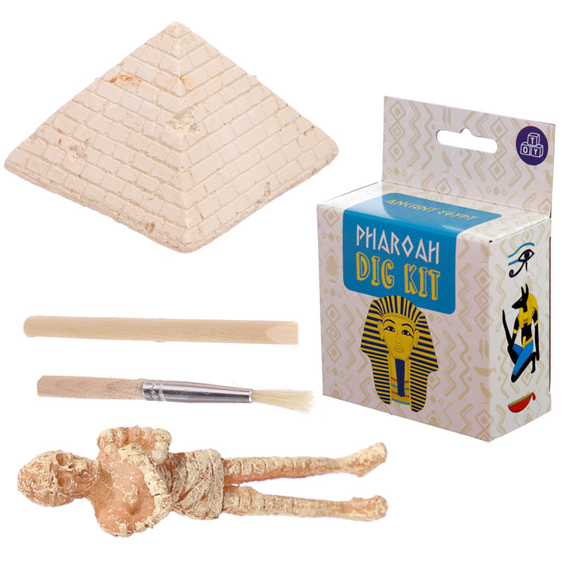 Kids Mummy and Pyramid Dig Kit - Perfect Gift for Children