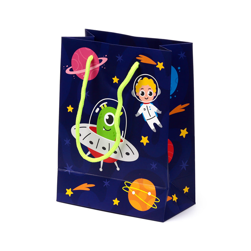 Space Cadet Medium Gift Bag in festive setting