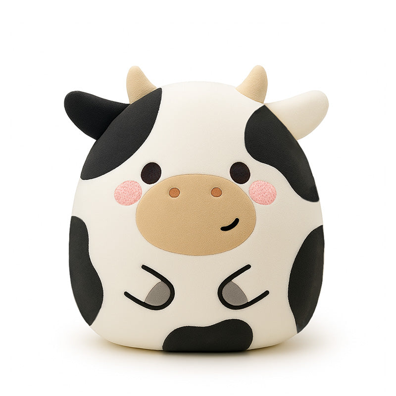 Squidglys Plush Toy - Adorasaurs Farm Cow