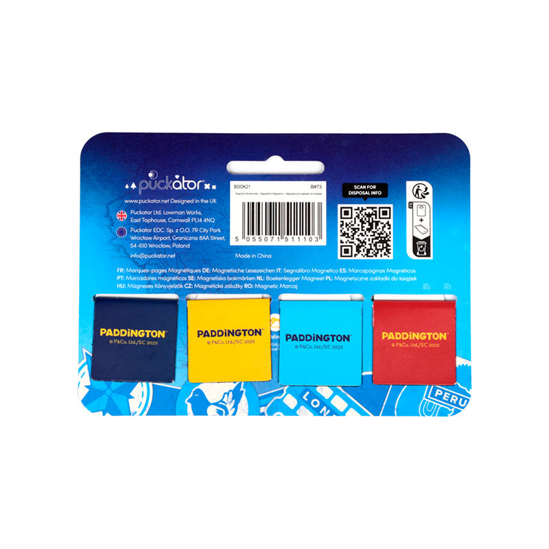 Collectible Paddington Bear bookmarks for readers