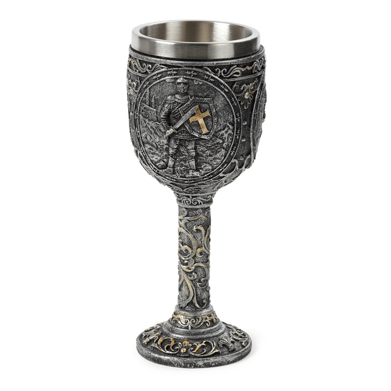 Close-up of the Knight & Castle Decorative Goblet