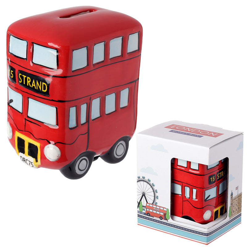 Collectible Red Routemaster Bus Money Box