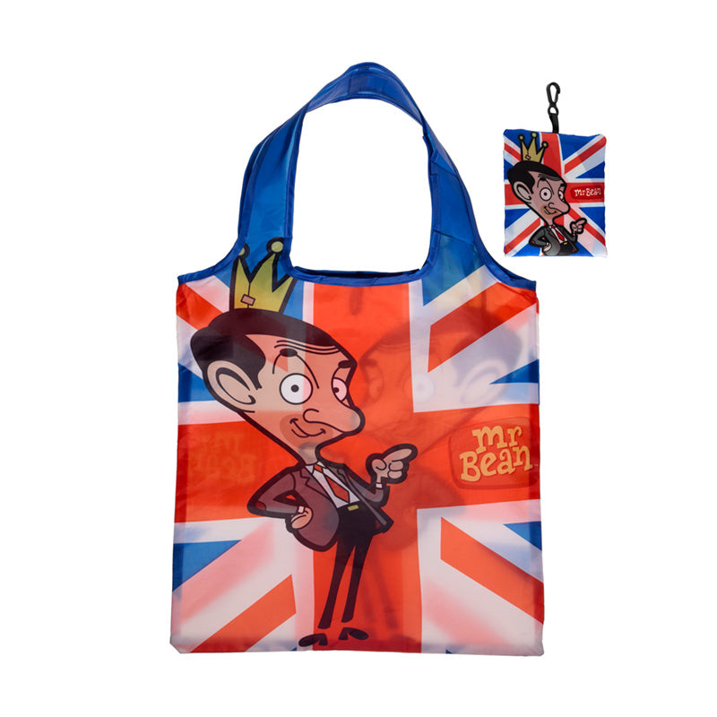 Mr Bean Union Jack Handy Foldable Shopping Bag