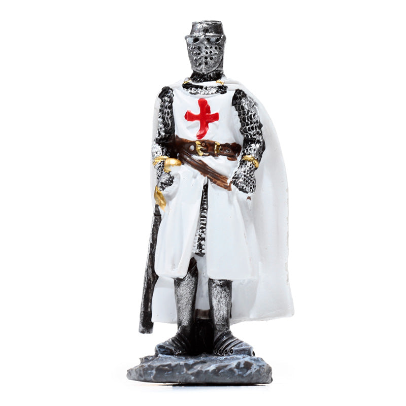 Fantasy Knight Ornament in a decorative display