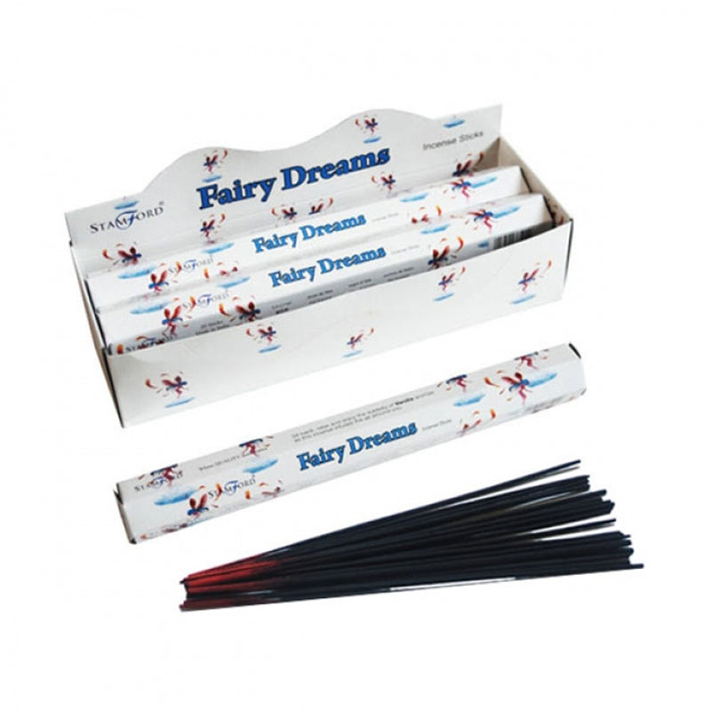 Fairy Dreams Stamford Hex Incense Sticks packaging