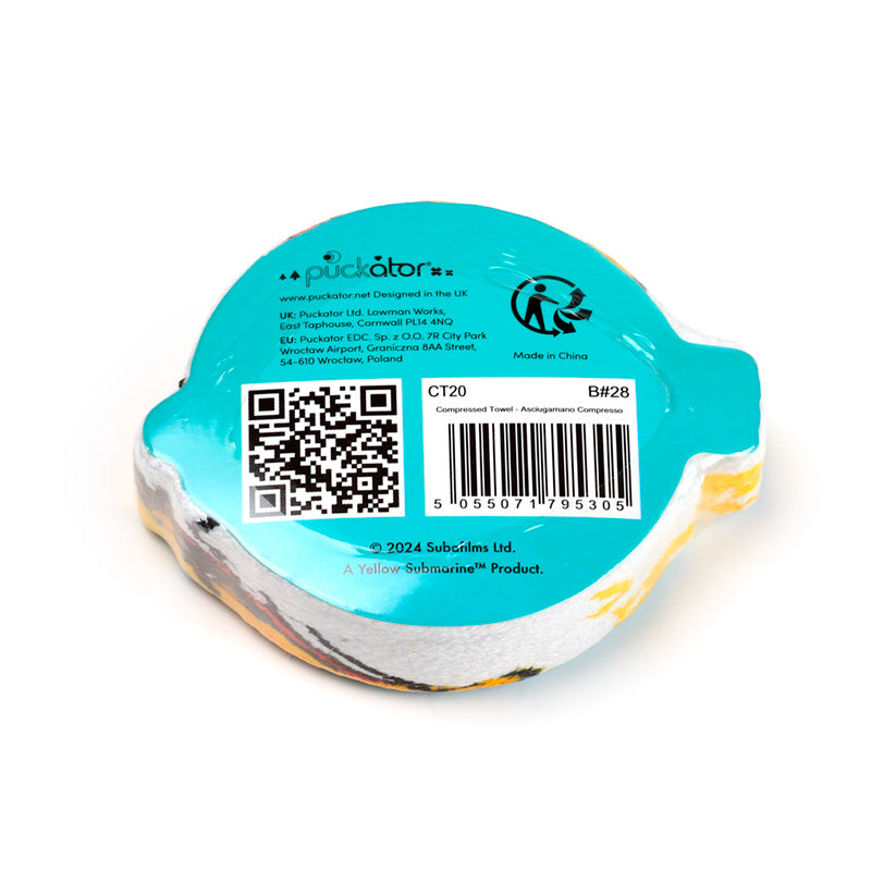 Unique travel towel for music lovers - Beatles Yellow Submarine