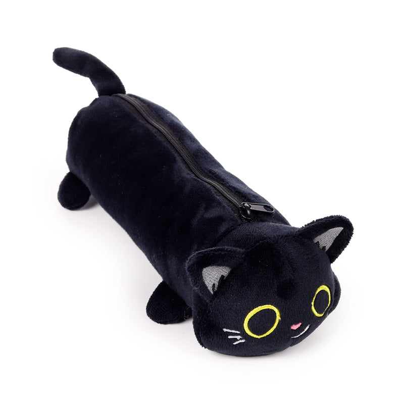 Lucky the Black Cat Pencil Case - perfect gift for cat lovers