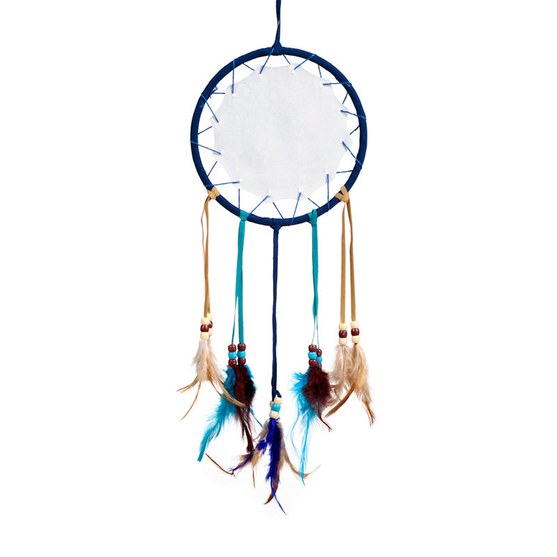 Charming small dreamcatcher featuring a cat design