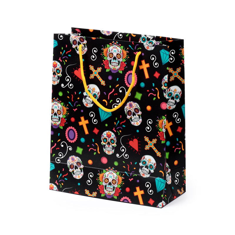 Decorative Large Day of the Dead Gift Bag for special occasions