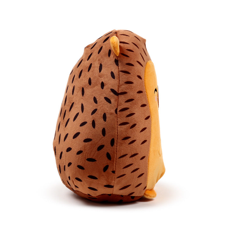 Mitzi the Hedgehog Plush Toy in a whimsical display