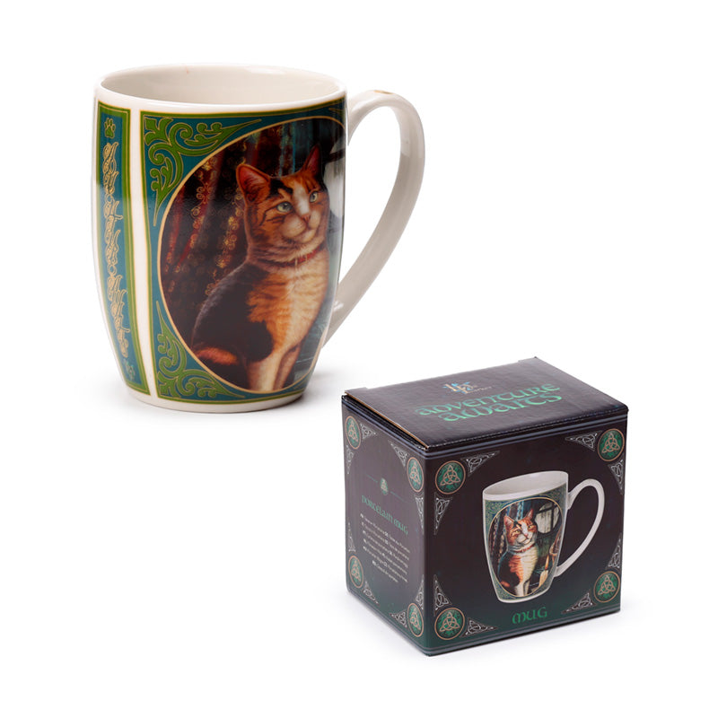 Lisa Parker Porcelain Mug with Cat Artwork