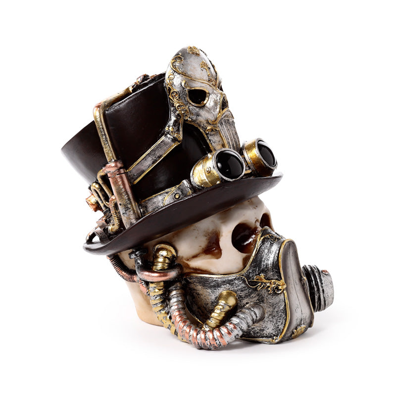 Steampunk skull ornament as a collectible gift
