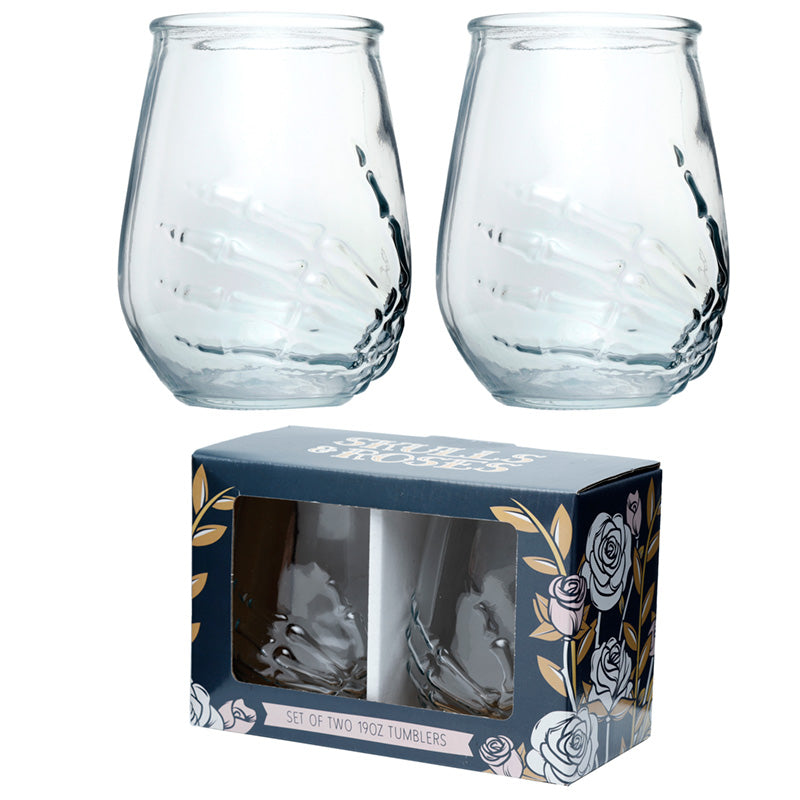 Skeleton Hand Tumblers - Perfect for Gothic Decor