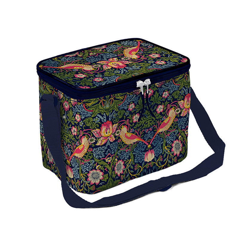 William Morris Strawberry Thief Cool Bag with Shoulder Strap
