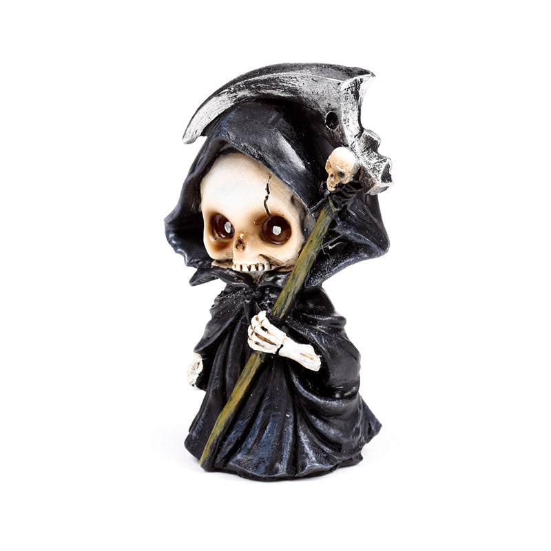 Close-up of Reaper Mini Skull decorative ornament
